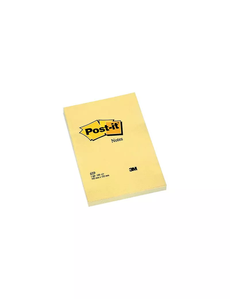 Post-it Large Note 659 3M - 102x152 mm - 94293 (Giallo Canary) Post-it Large Note 659 3M - 102x152 mm - 94293 (Giallo Canary)