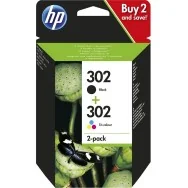 Multipack Cartucce Originali HP X4D37AE 302 (Nero e Colore Conf. 2)