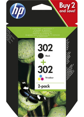 Multipack Cartucce Originali HP X4D37AE 302 (Nero e Colore Conf. 2)