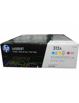 Multipack Toner Originali HP CF440AM 312A (Colori 2700 pagine Conf. 3)