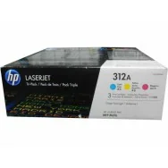 Multipack Toner Originali HP CF440AM 312A (Colori 2700 pagine Conf. 3)