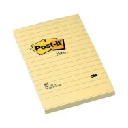 Post-it Large Note 3M - 102x152 mm - 70208 (Giallo Canary a Righe Conf. 6)