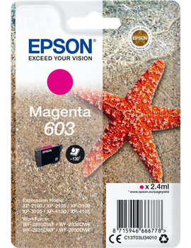 Cartuccia Originale Epson T03U340 603 (Magenta 130 pagine)