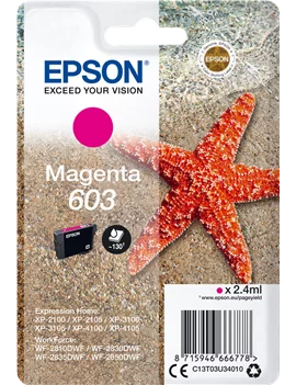 Cartuccia Originale Epson T03U340 603 (Magenta 130 pagine)