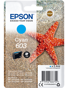 Cartuccia Originale Epson T03U240 603 (Ciano 130 pagine)