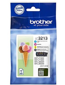 Multipack Cartucce Originali Brother LC-3213VALDR (Nero e Colori Conf. 4)