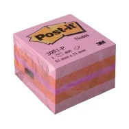 Post-it Minicubo 2051-P 3M - 51x51 mm - 34562 (Rosa e Arancione)