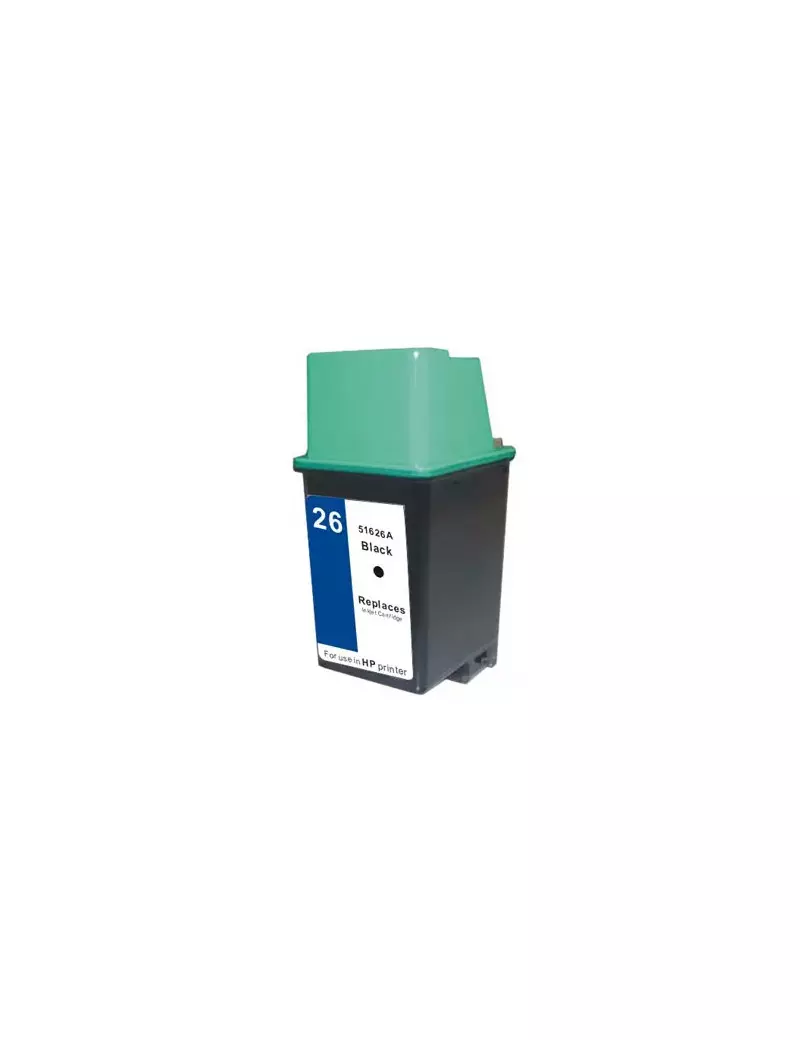 Cartuccia Compatibile HP 51626A 26 (Nero 600 pagine) Cartuccia Compatibile HP 51626A 26 (Nero 600 pagine)