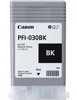 Cartuccia Originale Canon PFI-030BK 3489C001 (Nero Opaco 55 ml)