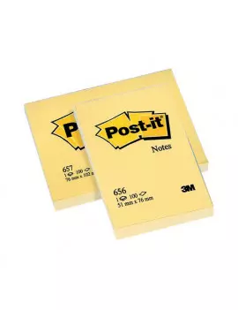 Post-it Notes 656 3M - 51x76 mm - 23430 (Giallo Canary Conf. 12)