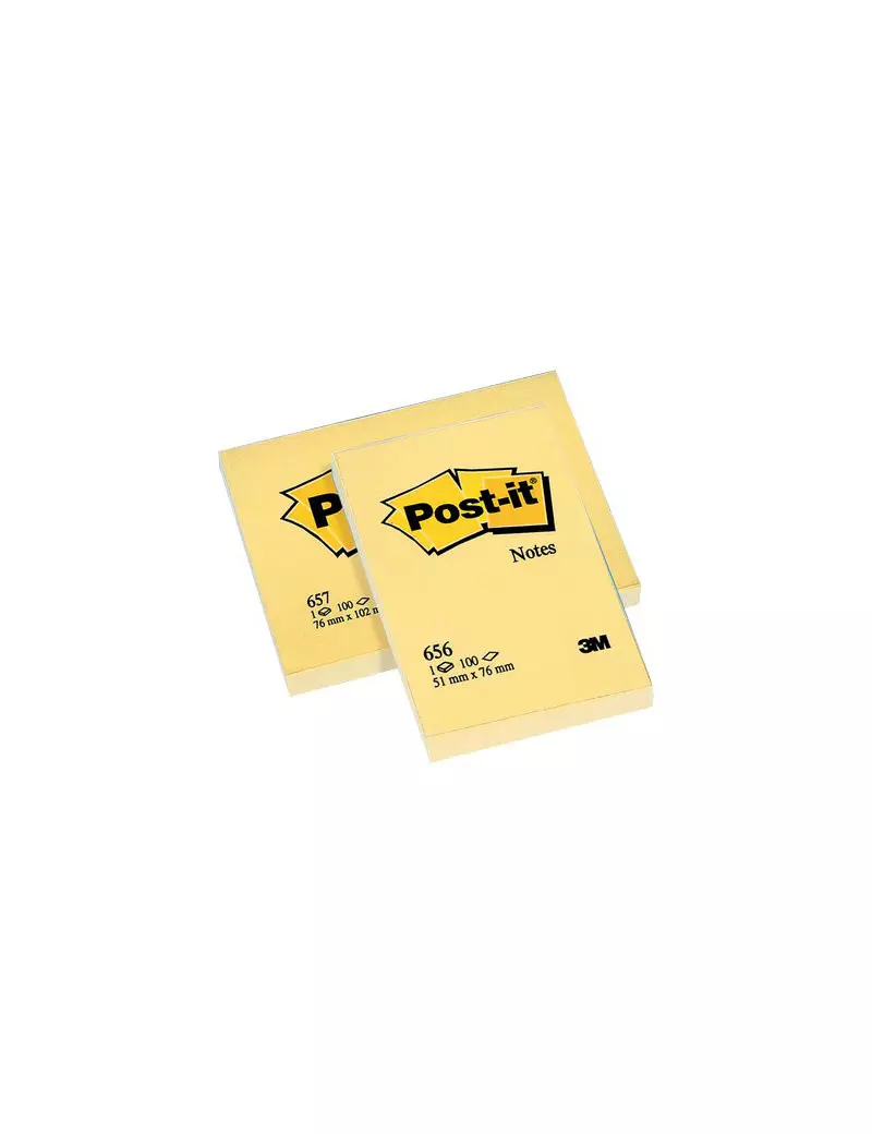 Post-it Note 656 3M - 51x76 mm - 23430 (Giallo Canary Conf. 12)