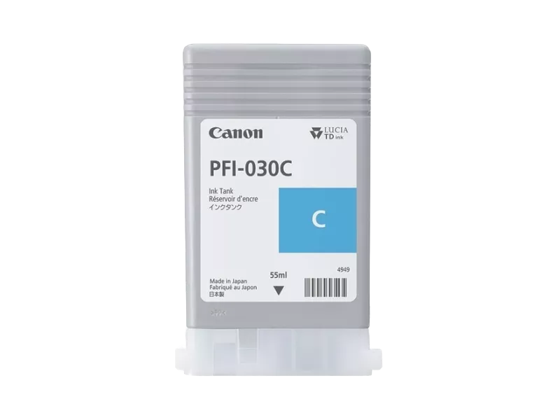 Cartuccia Originale Canon PFI-030C 3490C001 (Ciano 55 ml)