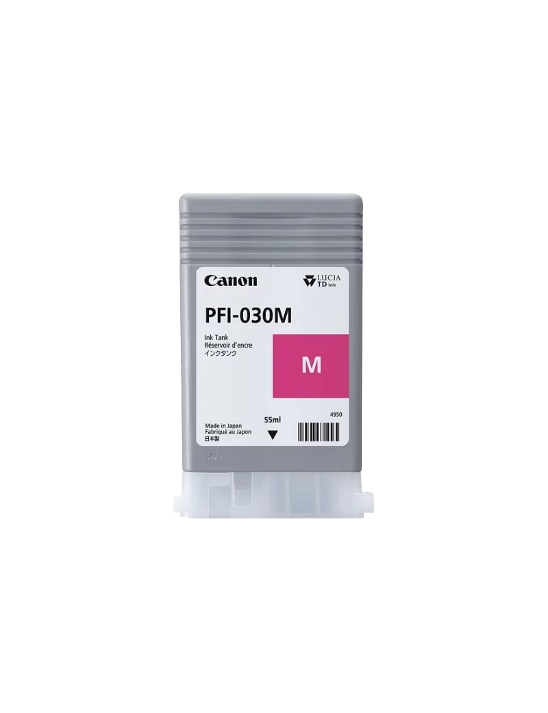 Cartuccia Originale Canon PFI-030M 3491C001 (Magenta 55 ml) Cartuccia Originale Canon PFI-030M 3491C001 (Magenta 55 ml)