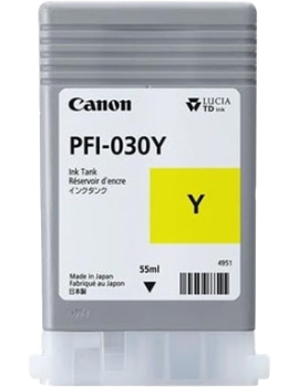 Cartuccia Originale Canon PFI-030Y 3492C001 (Giallo 55 ml)