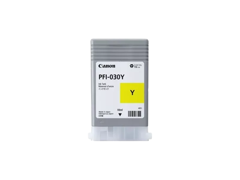 Cartuccia Originale Canon PFI-030Y 3492C001 (Giallo 55 ml)
