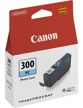 Cartuccia Originale Canon PFI-300pc 4197C001 (Ciano Foto 14 ml)