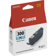 Cartuccia Originale Canon PFI-300pc 4197C001 (Ciano Foto 14 ml)