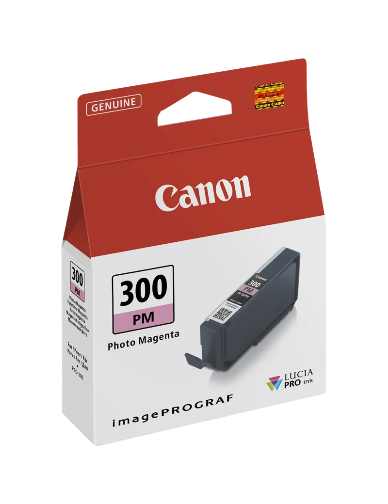 Cartuccia Originale Canon PFI-300pm 4198C001 (Magenta Foto 14 ml) Cartuccia Originale Canon PFI-300pm 4198C001 (Magenta Foto 14 ml)