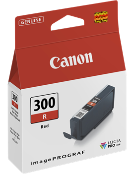 Cartuccia Originale Canon PFI-300r 4199C001 (Rosso 14 ml)