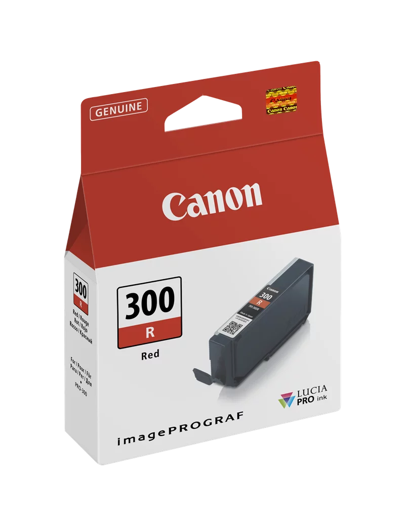 Cartuccia Originale Canon PFI-300r 4199C001 (Rosso 14 ml) Cartuccia Originale Canon PFI-300r 4199C001 (Rosso 14 ml)