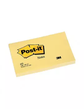 Post-it Note 657 3M - 76x102 mm - 23758 (Giallo Canary Conf. 12)