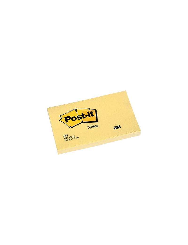 Post-it Note 657 3M - 76x102 mm - 23758 (Giallo Canary Conf. 12)