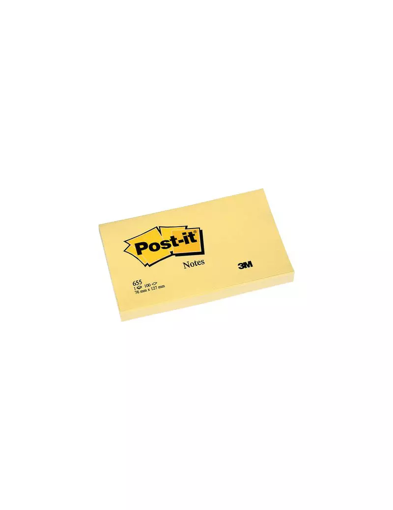 Post-it Note 657 3M - 76x102 mm - 23758 (Giallo Canary Conf. 12)