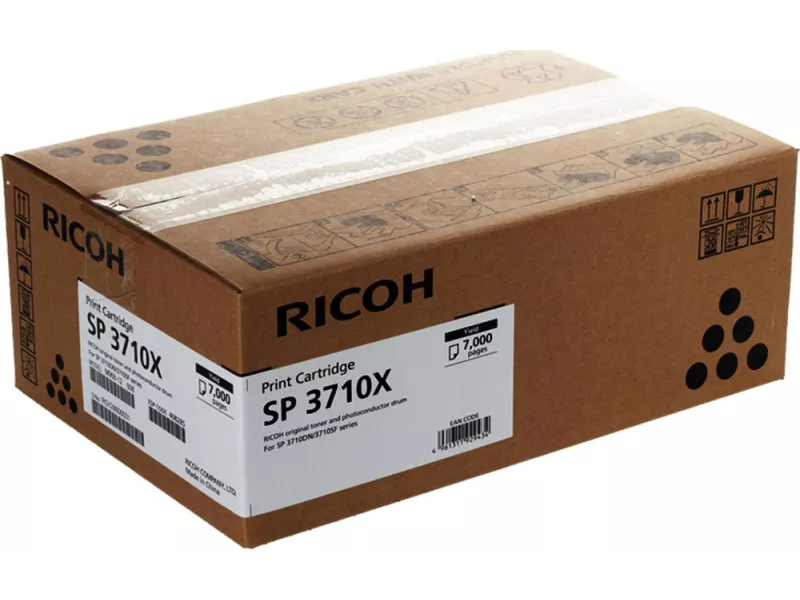 Toner Originale Ricoh 408285 SP 3710X (Nero 7000 pagine)
