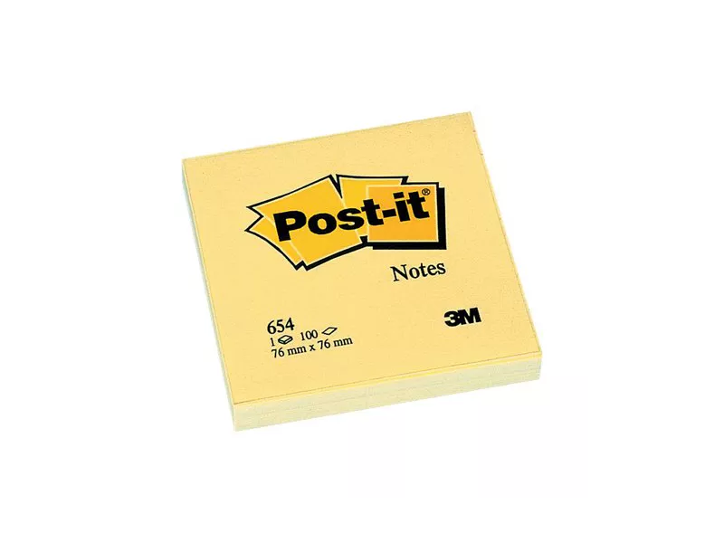 Post-it Note 654 3M - 76x76 mm - 23799 (Giallo Canary a Righe Conf. 12) Post-it Note 654 3M - 76x76 mm - 23799 (Giallo Canary a Righe Conf. 12)