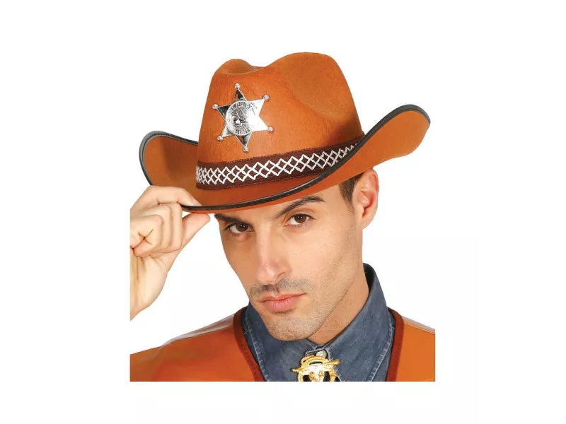 Cappello Cowboy Classico (Marrone)