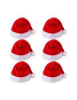 Cappello da Babbo Natale - Classico (Rosso e Bianco Conf. 120)