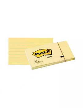 Post-it Note 635 3M - 76x127 mm - 51078 (Giallo Canary a Righe Conf. 12)