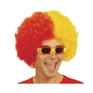 Parrucca Riccia (Giallo e Rosso)