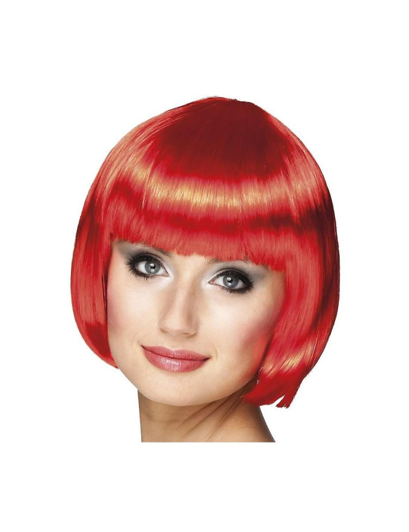 parrucca caschetto rosso
