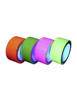 Nastro Adesivo Fluo Reagente agli UV (Assortiti)