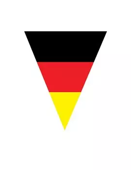 Festone in PVC - 5 m - Bandierine Germania