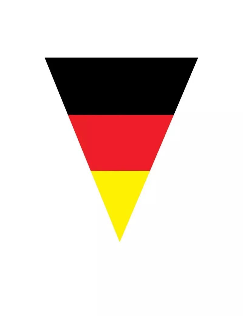 Festone in PVC - 5 m - Bandierine Germania Festone in PVC - 5 m - Bandierine Germania