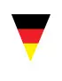 Festone in PVC - 5 m - Bandierine Germania