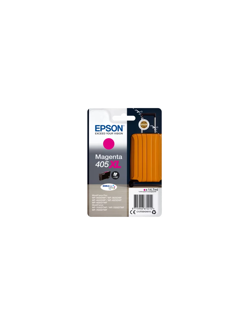 Cartuccia Originale Epson T05H340 405XL (Magenta 1100 pagine) Cartuccia Originale Epson T05H340 405XL (Magenta 1100 pagine)