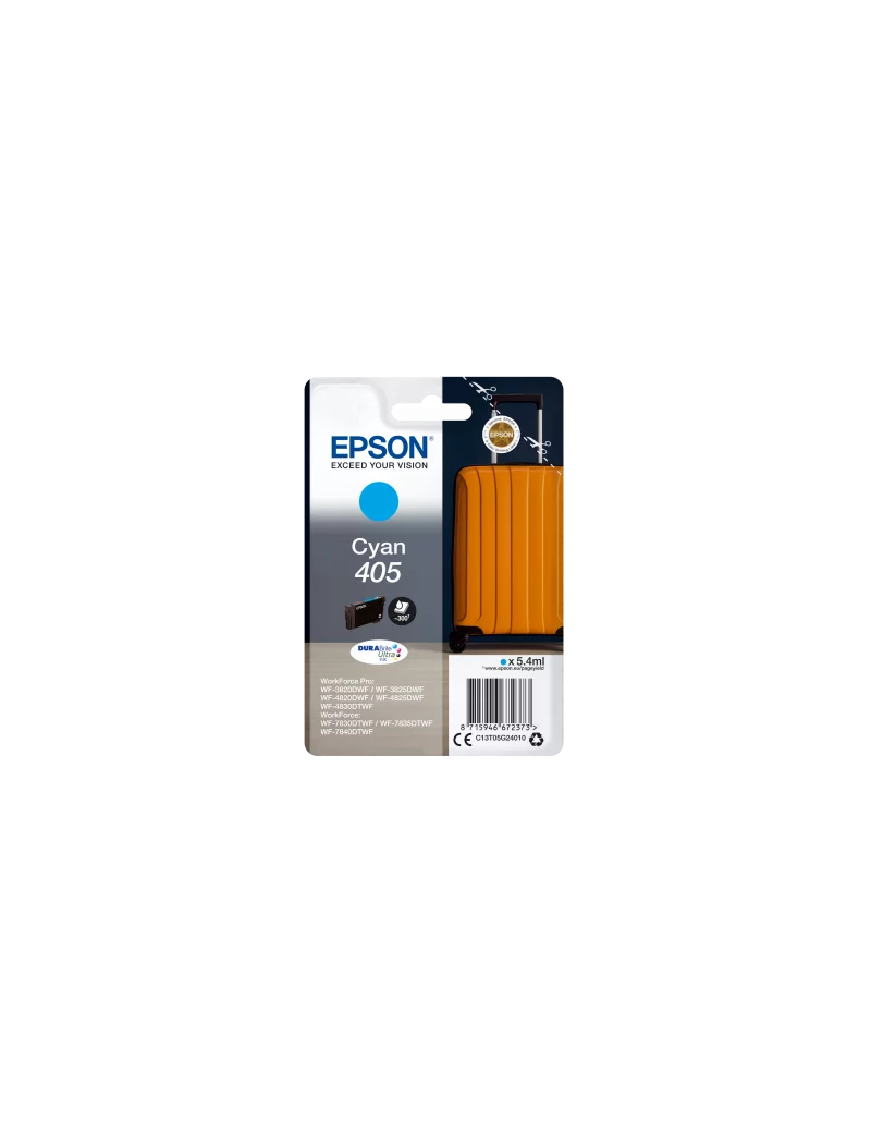 Cartuccia Originale Epson T05G240 405 (Ciano 300 pagine) Cartuccia Originale Epson T05G240 405 (Ciano 300 pagine)