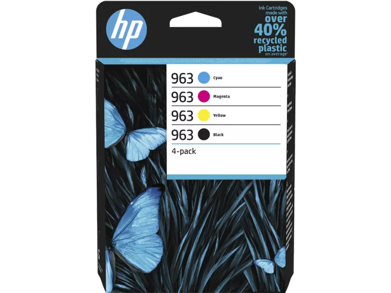 Multipack Cartucce Originali HP 6ZC70AE 963 (Nero e Colori Conf. 4) Multipack Cartucce Originali HP 6ZC70AE 963 (Nero e Colori Conf. 4)