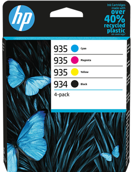 Multipack Cartucce Originali HP 6ZC72AE 934 935 (Nero e Colori Conf. 4)