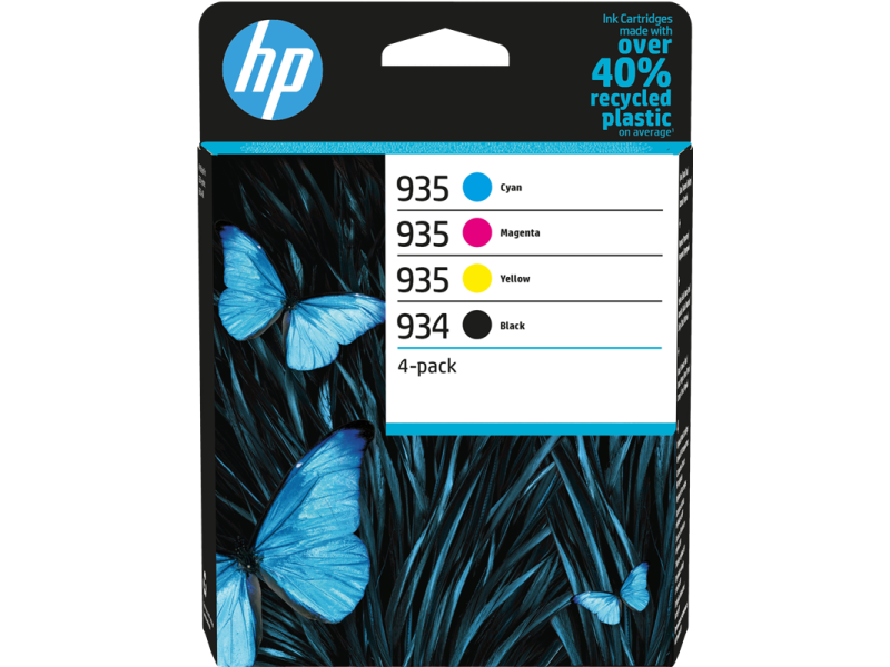 Multipack Cartucce Originali HP 6ZC72AE 934 935 (Nero e Colori Conf. 4) Multipack Cartucce Originali HP 6ZC72AE 934 935 (Nero e Colori Conf. 4)