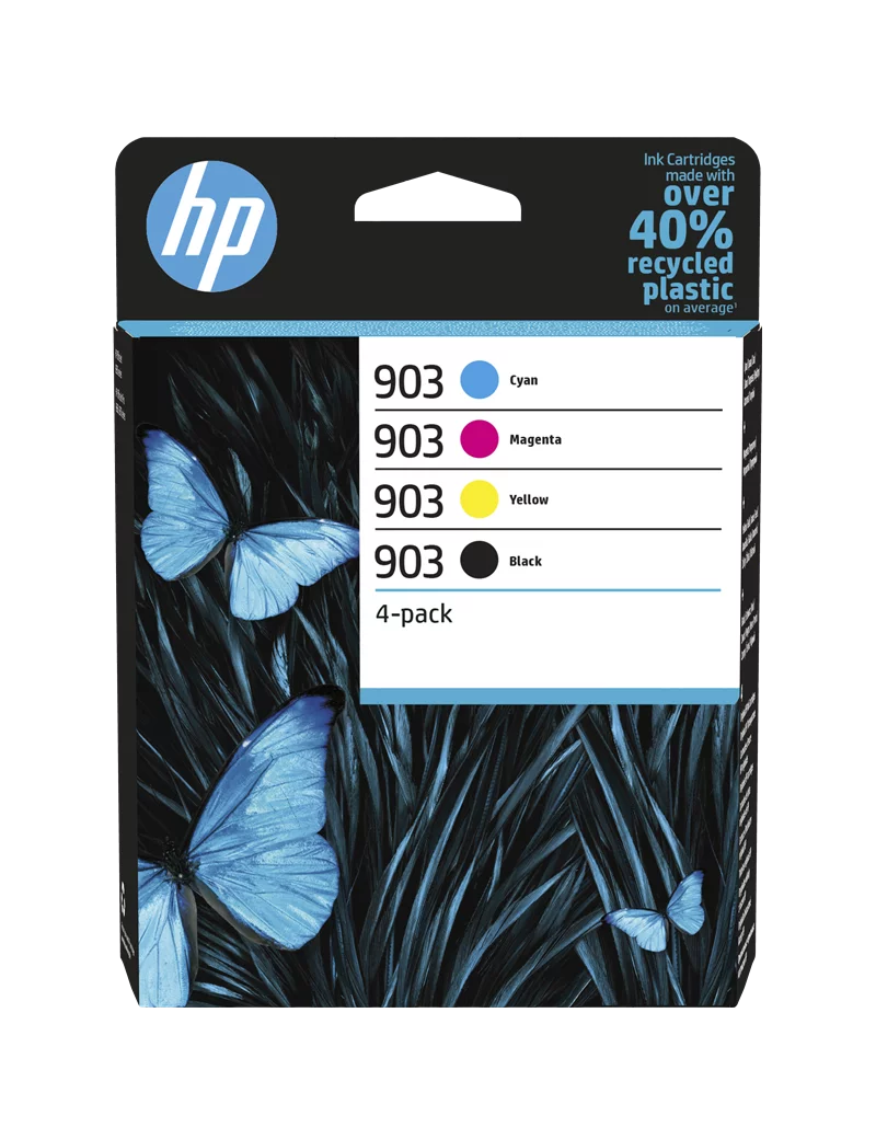 Multipack Cartucce Originali HP 6ZC73AE 903 (Nero e Colori Conf. 4) Multipack Cartucce Originali HP 6ZC73AE 903 (Nero e Colori Conf. 4)