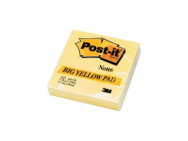 Post-it Note Large Pad 5635 3M - 100x100 mm - 50121 (Giallo Canary Conf. 200) Post-it Note Large Pad 5635 3M - 100x100 mm - 50121 (Giallo Canary Conf. 200)