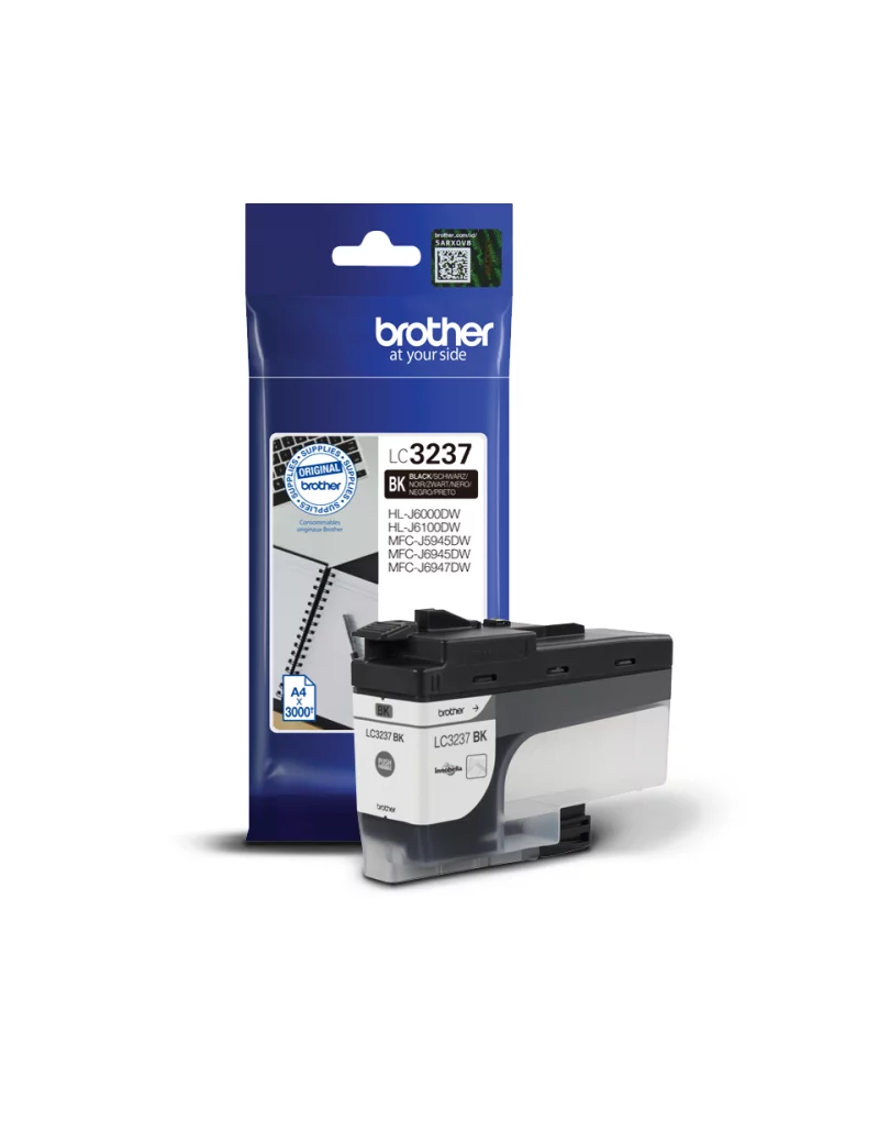 Cartuccia Originale Brother LC-3237BK (Nero 3000 pagine)