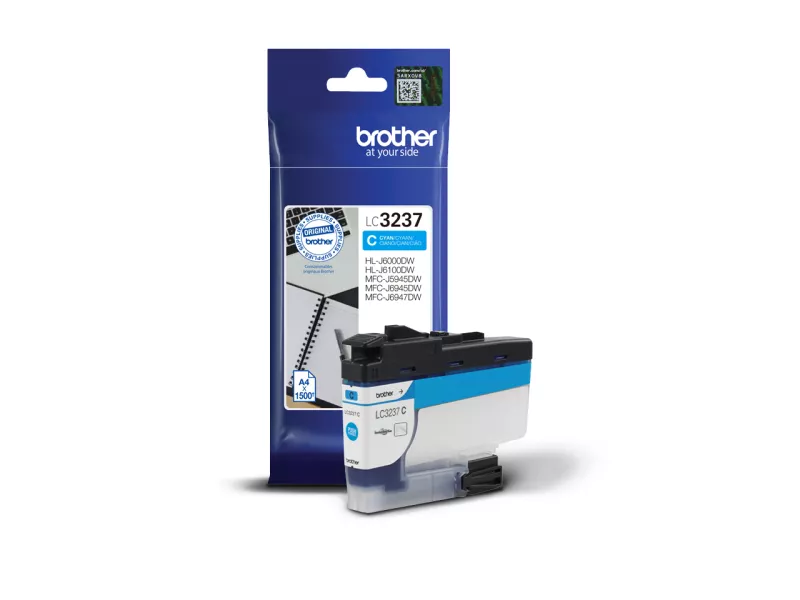 Cartuccia Originale Brother LC-3237C (Ciano 1500 pagine)