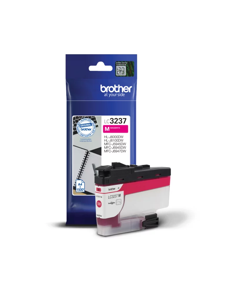 Cartuccia Originale Brother LC-3237M (Magenta 1500 pagine)