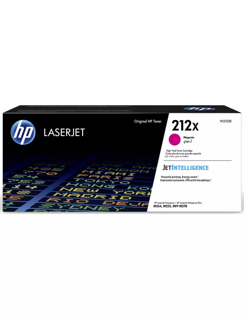 Toner Originale HP W2123X 212X (Magenta 10000 pagine)