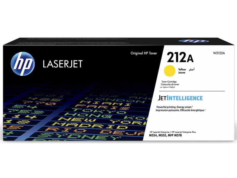 Toner Originale HP W2122A 212A (Giallo 4500 pagine)